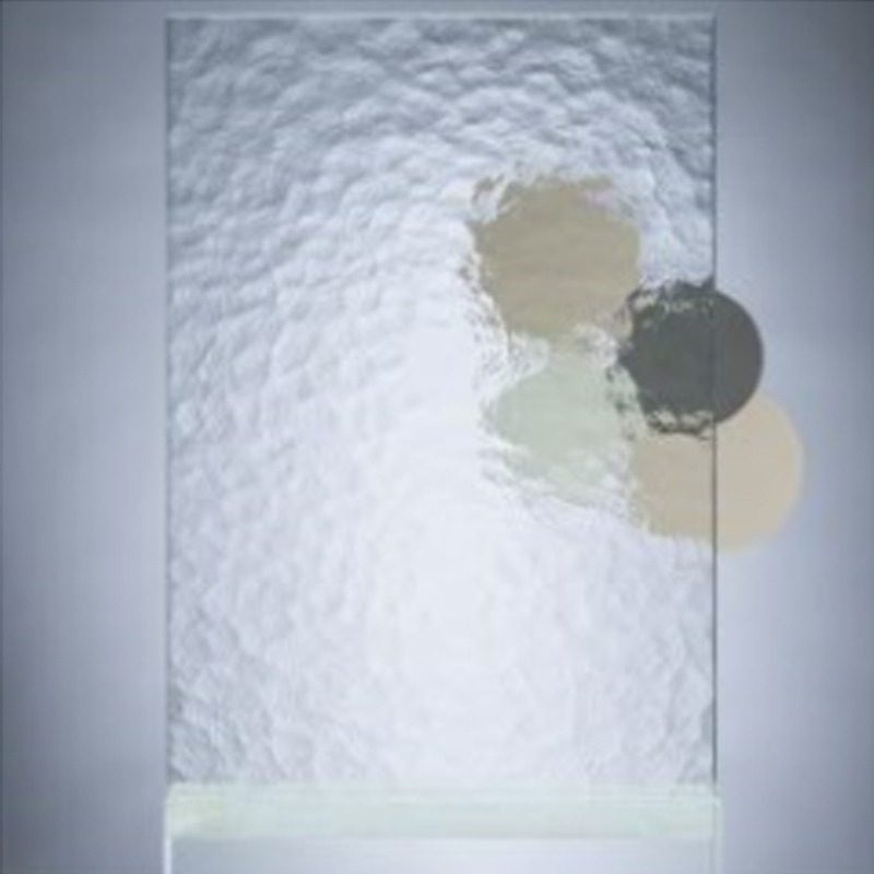 Vandstruktureret prægede glasskabe/dekorativt glas-lignende glas